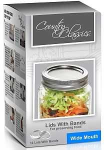 LID-BANDS WIDE MOUTH 12 PACK