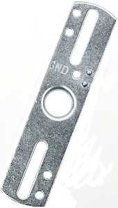 60208 CROSSBAR 4IN FLAT 1/4IP