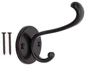 H-032-10B COAT&amp;HAT HOOK ZN ORB