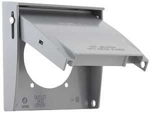 5034-0 WP 2G GRAY RECEPT COVER