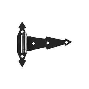 N165-472 HINGE GATE BLK 7IN