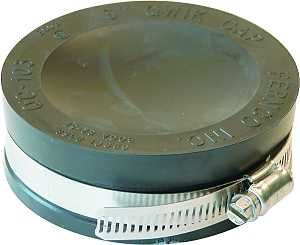 PQC-103 PIPE CAP DRAIN PVC 3IN