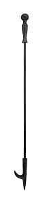 BLACK FIREPLACE POKER 27IN