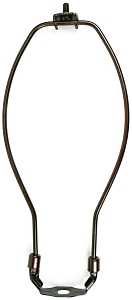 60128 HARP 10IN ANTIQUE BRON