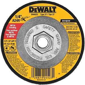 DW4523 MTL CUT WHEEL4-1/2X1/4