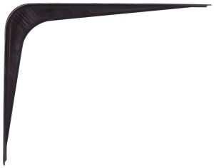 BRACKET SHELF BLACK 5X6 IN