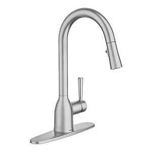 87233SRS FAUCET P-DWN 1HNDL SS