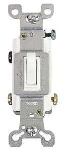 1303-7W-BOX WHT GND TOGGLE 3WY