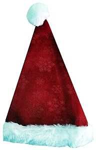 SANTA HAT VALUE PLUSH 17IN