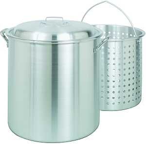 1000 100QT STOCKPOT W/LID&BSKT