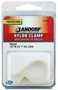 61460 CLAMP NYLON NAT 1/2X1