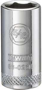 DWMT86026OSP SOCKET 1/4DR 5/16