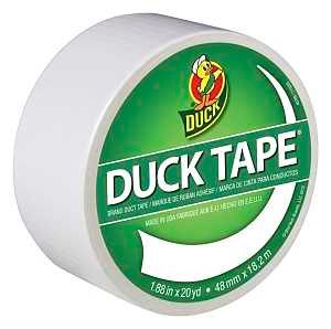 392873 WHT DUCK TAPE 1.88X20Y