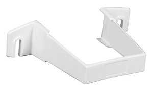 T0534HP CLIP DWN SPOUT WHT 2IN