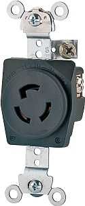 CWL515R SGL LCK RECPT 15A/125V