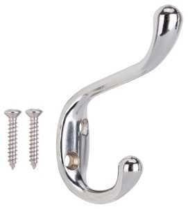 HOOK COAT/HAT HD CHROME ZN DIE