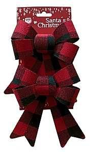 68702 BOW PLAID BUFFALO 2-PACK