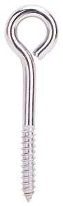 SS LARGE EYE SCREW1/4X3-3/4IN