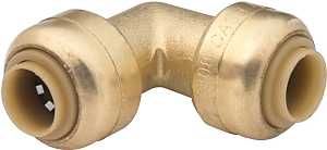 U244LFA TUBE ELBOW 90DEG BRS