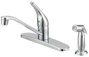FAUCET KITCHEN 8IN LEVER CHRM