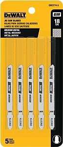 DW3774-5 MTL CUT JIG BLADE 5PK