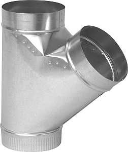 GV0984 DUCT WYE 4X4X4IN 30GA