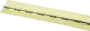 HINGE CONT BRT BRASS 1-1/2X72