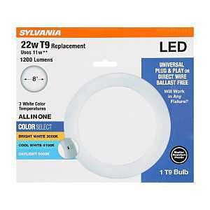 41207 BULB LED 8IN CIRC 3CCT
