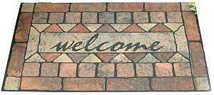 MAT DOOR RUBBR WELCOME 18"X30"
