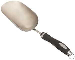 STAINLESS STEEL SCOOP 15-3/8IN