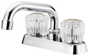 FAUCET LAUNDRY 4IN 2HNDL CHRM