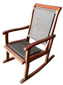 ROCKER WICKER WOOD &amp; WOVEN