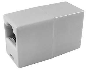 PN6ECW T-CPLR IN-LN CAT5/6 WH