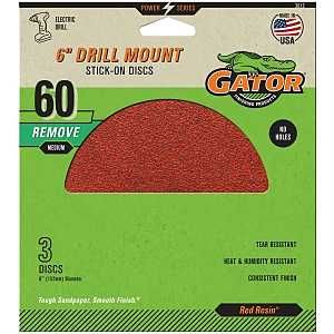 3012 PSA DISC 6IN 60GRIT 3PK