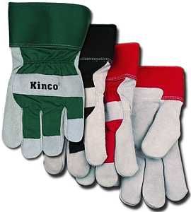 1932-M GLOVES GRY SUEDE TRML M