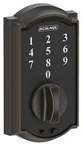 BE375VCAM716 DEADBOLT TCH BRNZ