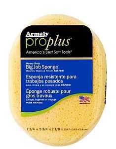 00006 SPONGE OVAL YELLOW LARGE
