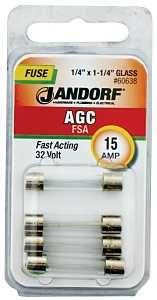 60638 FUSE AGC 15A FS ACT
