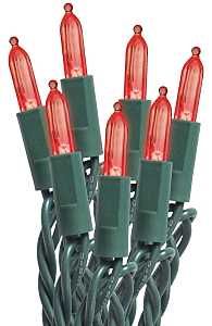27552 LIGHT STRING LED RED