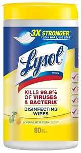 77182 DISINFECTANT WIPES 80 CT