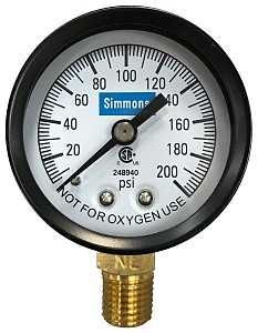 1306 1/4 200 LF PRESSURE GAUGE