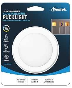 BL-PCCT-W1 LIGHT PUCK 80LM WHT