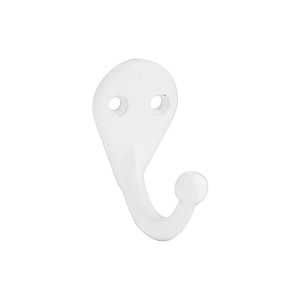 N248-377 CLOTH HOOK 1-HOOK WHT