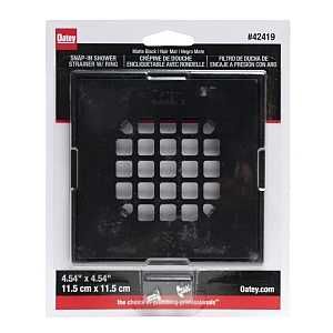 42419 STRAINER SNAP-IN SQ MBLK