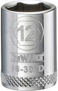 DWMT86307OSP SOCKET 3/8DR 12MM