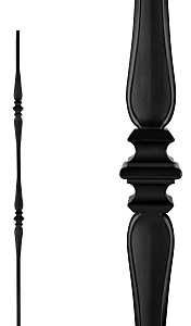 SQI2CS BALUSTER INTR 1/2X44IN