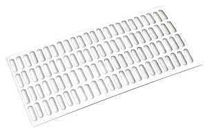 T0402 COVER GUTTER LEAF WHT 5