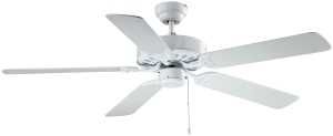 CEILING FAN 52IN WHTE W/O KIT