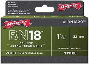 BN1820CS NAILS BRAD 1-1/4 INCH