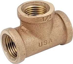 738101-06 PIPE TEE BRASS 3/8IN
